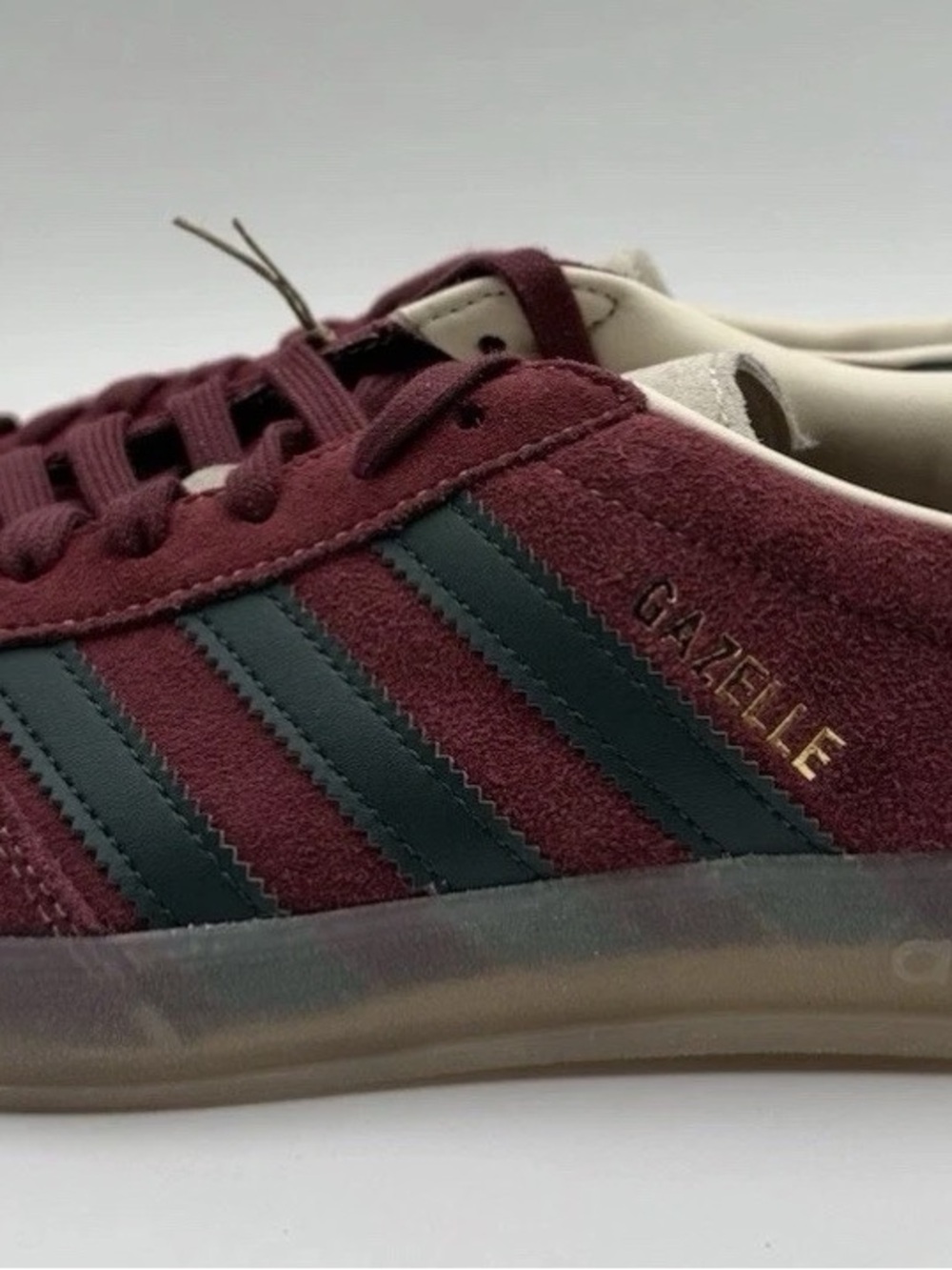 adidas Gazelle Men's Suede Sneakers in Burgundy and Black Size 9